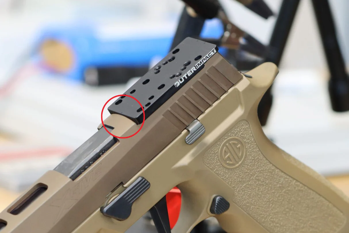 Sig Sauer P320-X5 Red Dot Adapter