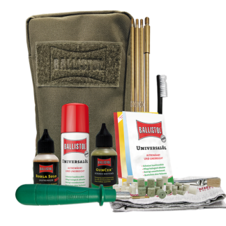 BALLISTOL Waffen-Reinigungs-Set, modulare Tasche olivgrün, 52-teilig